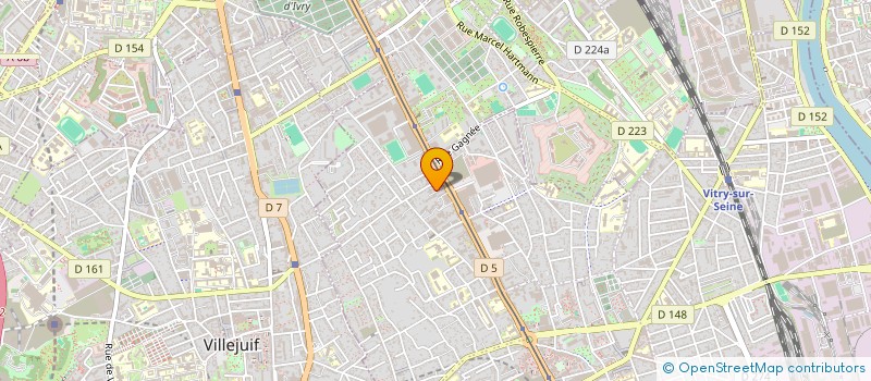 localisation de l'entreprise MONSIEUR KOUADIO N GUESSAN  VITRY-SUR-SEINE