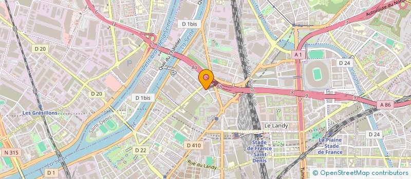 localisation de l'entreprise MONSIEUR KOUADIO YAO  SAINT-DENIS