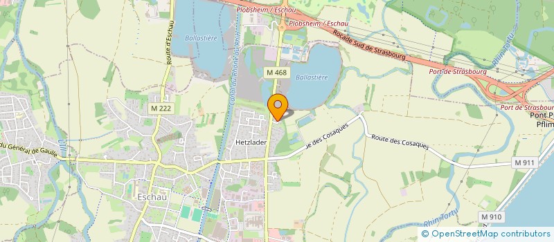 localisation de l'entreprise MONSIEUR KOUADIO YAO  ESCHAU