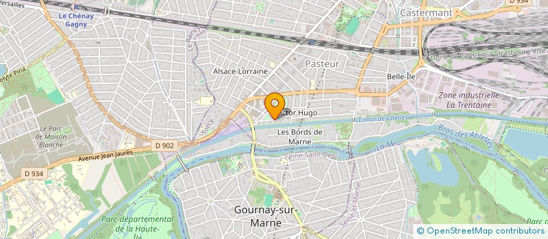 localisation de l'entreprise MONSIEUR KOUADIO YAO  CHELLES