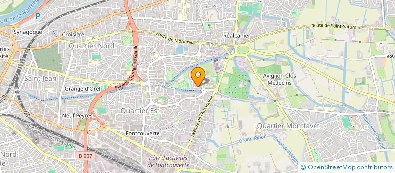 localisation de l'entreprise MONSIEUR KOUAIR SEA CHAO  AVIGNON