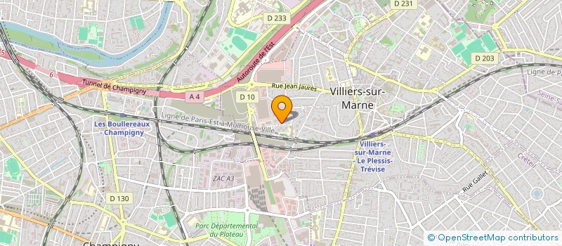 localisation de l'entreprise MONSIEUR KOUAKOU DJE KOUADIO à VILLIERS-SUR-MARNE