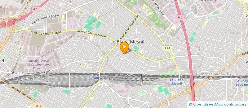 localisation de l'entreprise MONSIEUR KOUAKOU JEAN-LUC BONI à LE BLANC-MESNIL