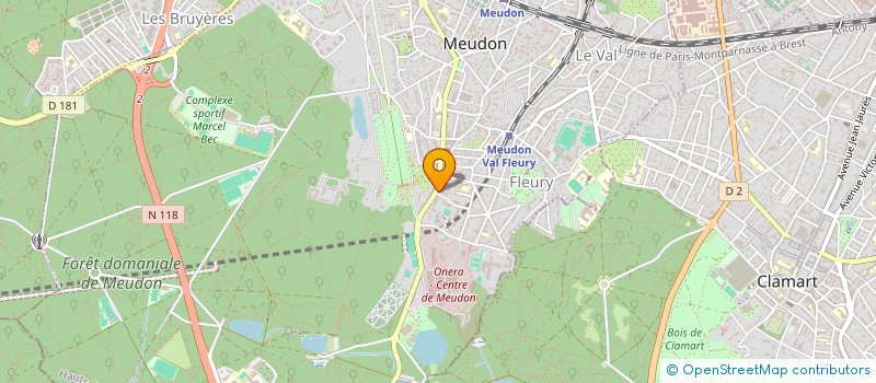 localisation de l'entreprise MONSIEUR KOUAKOU KAN BERTIN YAO  MEUDON