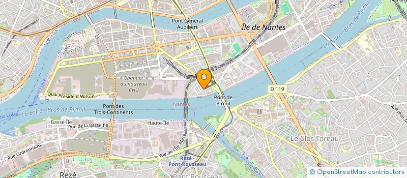 localisation de l'entreprise MONSIEUR KOUAKOU OUOLO  NANTES