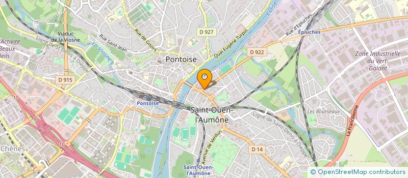 localisation de l'entreprise MONSIEUR KOUAME GOUBA à SAINT-OUEN-L'AUMONE