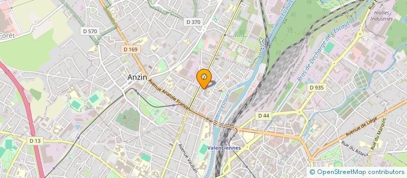 localisation de l'entreprise MONSIEUR KOUAME KOUASSI  VALENCIENNES