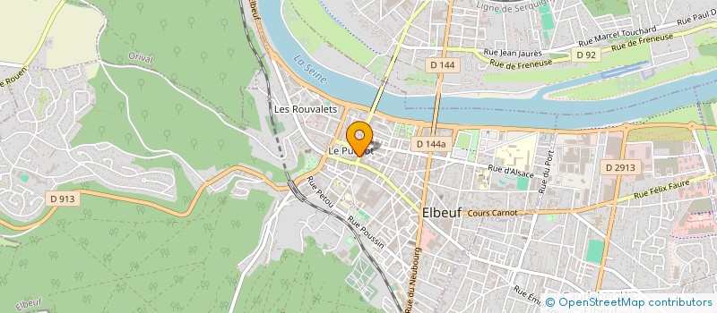 localisation de l'entreprise MONSIEUR KOUAME MANFE à ELBEUF