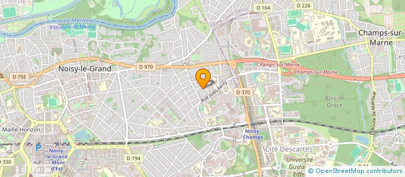 localisation de l'entreprise MONSIEUR KOUAME N' DA  NOISY-LE-GRAND