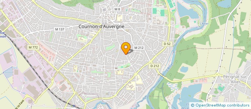 localisation de l'entreprise MONSIEUR KOUAME N'GORAN  COURNON-D'AUVERGNE