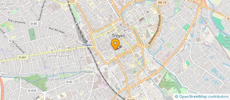 localisation de l'entreprise MONSIEUR KOUAO DJEMIS à TROYES