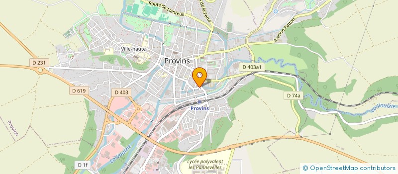 localisation de l'entreprise MONSIEUR KOUAO KOUAO à PROVINS