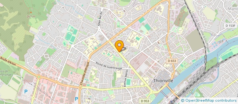localisation de l'entreprise MONSIEUR KOUASSI GUERBERT à THIONVILLE