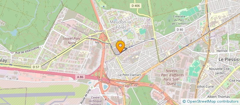 localisation de l'entreprise MONSIEUR KOUASSI KOFFI  MEUDON