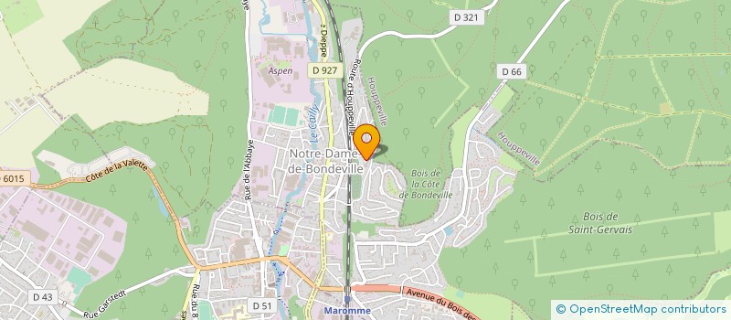 localisation de l'entreprise MONSIEUR KOUASSI KOUAKOU  OISSEL