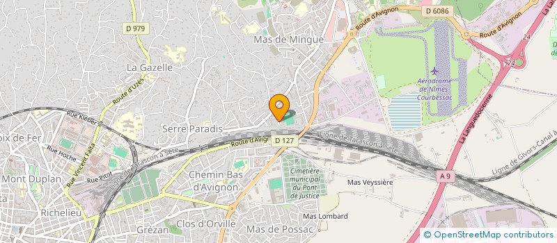 localisation de l'entreprise MONSIEUR KOUASSI-LAZARE ANGAN  NIMES