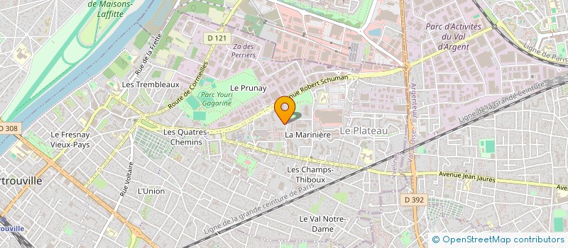 localisation de l'entreprise MONSIEUR KOUASSI MARC ARIEL DIBY  SARTROUVILLE