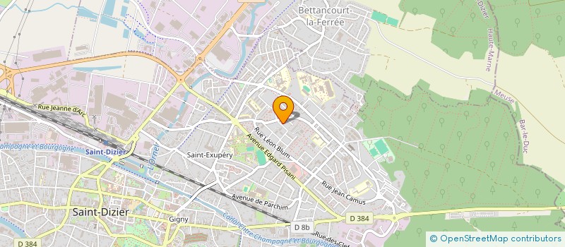 localisation de l'entreprise MONSIEUR KOUASSI PATRICK KONAN à SAINT-DIZIER