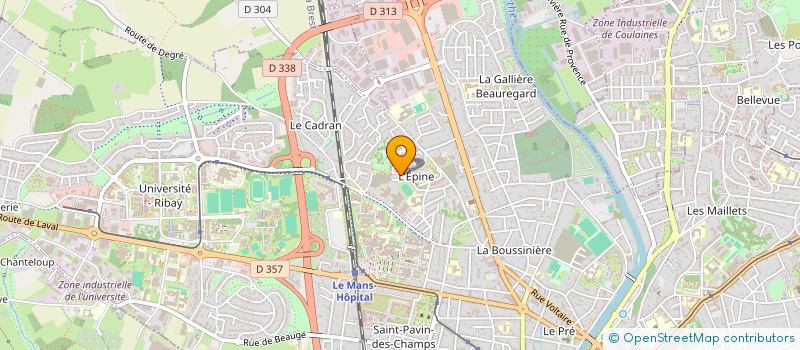 localisation de l'entreprise MONSIEUR KOUASSI RENE N GUESSAN  LE MANS