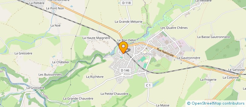 localisation de l'entreprise MONSIEUR KOUASSI SIBIE  SEVREMOINE