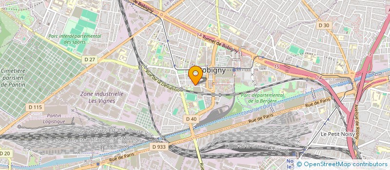 localisation de l'entreprise MONSIEUR KOUASSI TOPOU  BOBIGNY