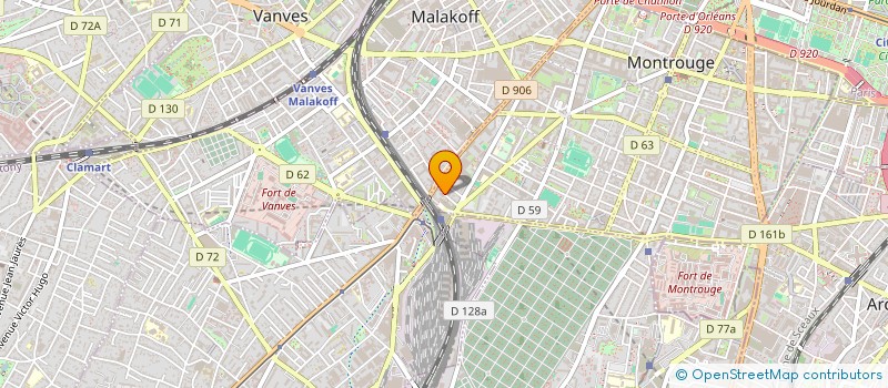 localisation de l'entreprise MONSIEUR KOUASSI YAO  MONTROUGE