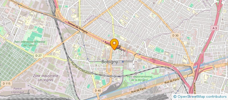 localisation de l'entreprise MONSIEUR KOUESSI HAIKOU  BOBIGNY