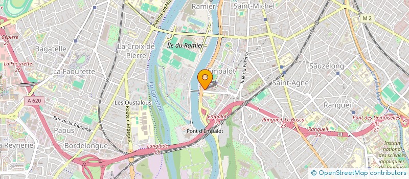 localisation de l'entreprise MONSIEUR KOUIDER AMIR à TOULOUSE