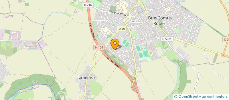 localisation de l'entreprise MONSIEUR KOUIDER BELKEBICHE  BRIE-COMTE-ROBERT