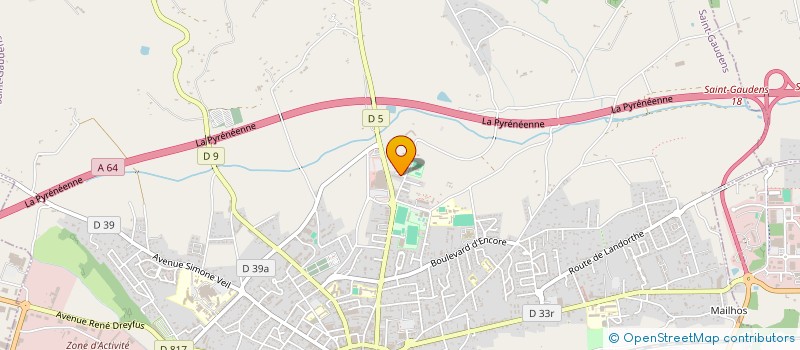 localisation de l'entreprise MONSIEUR KOUIDER HALMOUTI  SAINT-GAUDENS