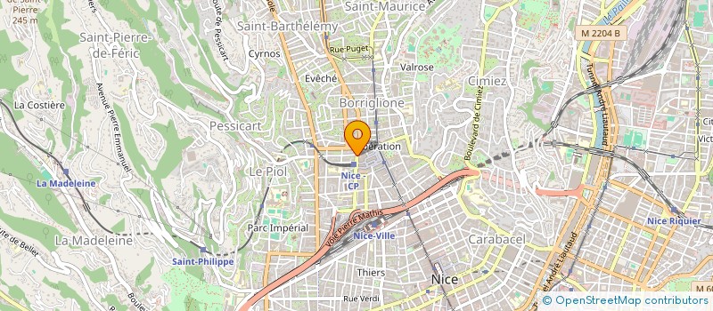 localisation de l'entreprise MONSIEUR KOUIDER LALOUI à NICE