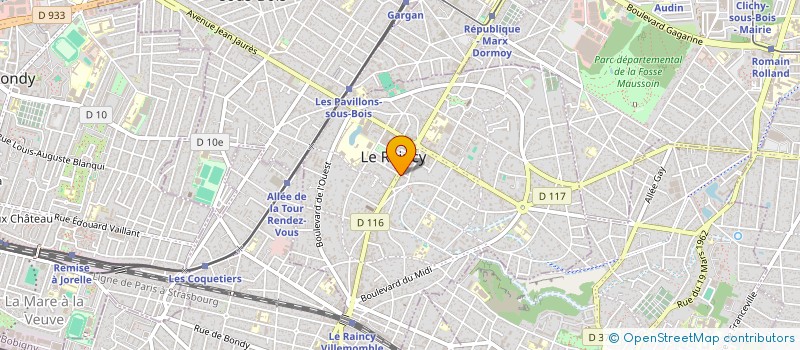 localisation de l'entreprise MONSIEUR KOUIDER LARADJANE à LE RAINCY