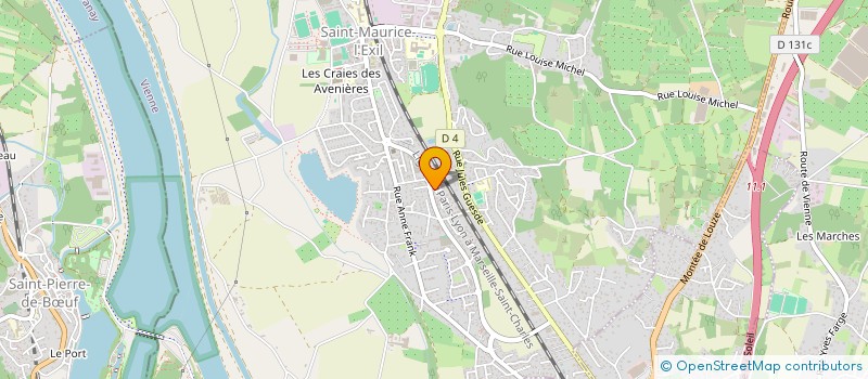 localisation de l'entreprise MONSIEUR KOUIDER MOUNIB  SAINT-MAURICE-L'EXIL