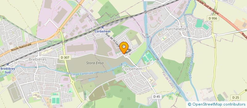 localisation de l'entreprise MONSIEUR KOUIDER SAFI  CORBEHEM