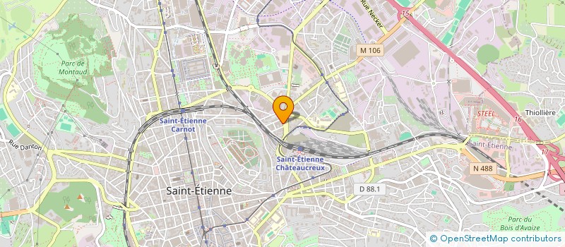 localisation de l'entreprise MONSIEUR KOUIDER ZIANI  SAINT-ETIENNE