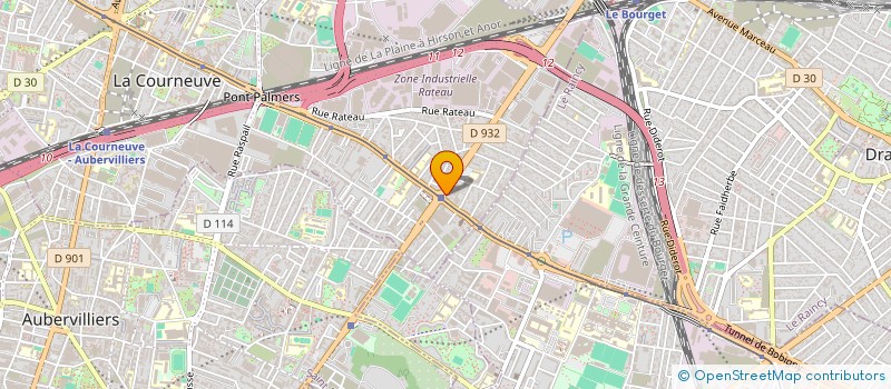 localisation de l'entreprise MONSIEUR KOUKA SERIKPA à LA COURNEUVE