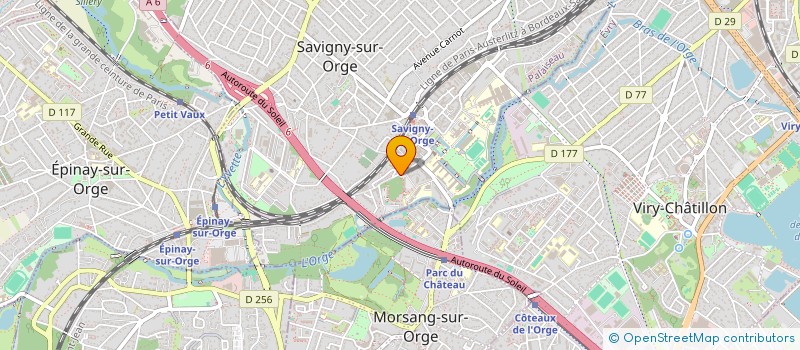 localisation de l'entreprise MONSIEUR KOUMAARASHANKAR JAYASHANKAR  SAVIGNY-SUR-ORGE