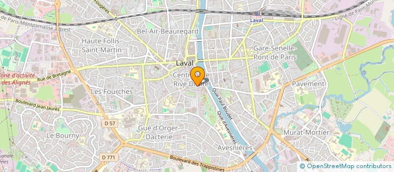 localisation de l'entreprise MONSIEUR KOUMERA GASSAMA à LAVAL