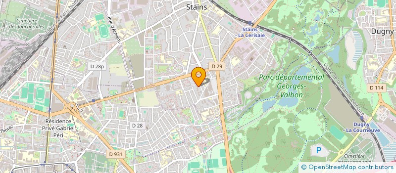 localisation de l'entreprise MONSIEUR KOUNTING DIAKHABY à STAINS