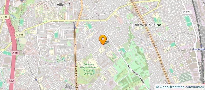 localisation de l'entreprise MONSIEUR KOUROS VAILHE  VITRY-SUR-SEINE