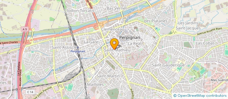 localisation de l'entreprise MONSIEUR KOUSSAILA ADOUANE  PERPIGNAN