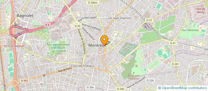 localisation de l'entreprise MONSIEUR KOUSSAILA GHIAT à MONTREUIL