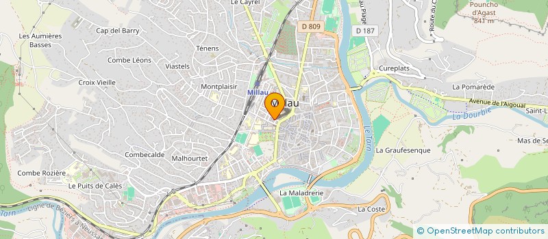 localisation de l'entreprise MONSIEUR KOUSSAILA LOUDA  MILLAU