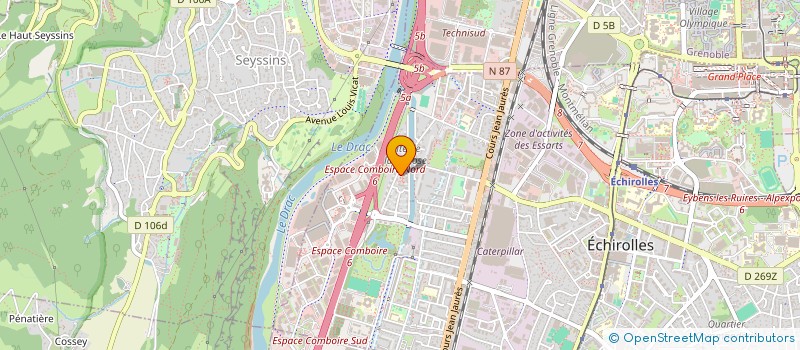 localisation de l'entreprise MONSIEUR KOUSSAY BEN SAAD à ECHIROLLES