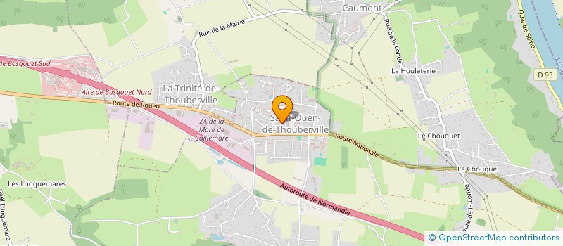 localisation de l'entreprise MONSIEUR KOUSSILA MESLOUB  SAINT-OUEN-DE-THOUBERVILLE