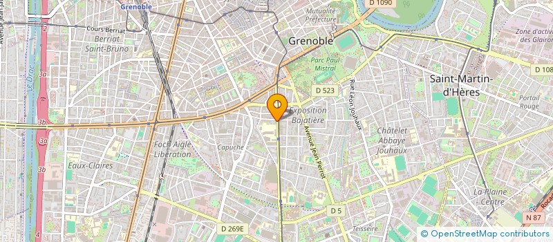 localisation de l'entreprise MONSIEUR KOUTADA AOUABED  GRENOBLE