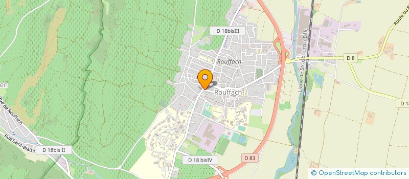 localisation de l'entreprise MONSIEUR KOUTCHELIN SOSSOU  ROUFFACH