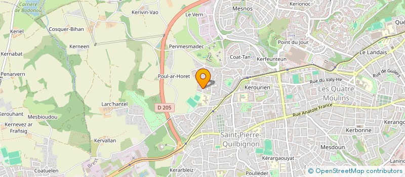 localisation de l'entreprise MONSIEUR KOUTOUBO KONTE à BREST