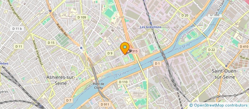 localisation de l'entreprise MONSIEUR KOUYO JEAN PAUL LEBRY  ASNIERES-SUR-SEINE