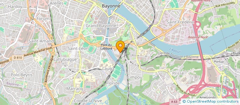 localisation de l'entreprise MONSIEUR KOYES AHMED à BAYONNE